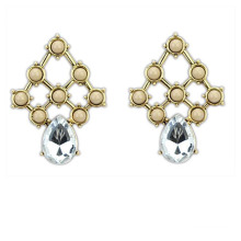 2016 Fake Gold Jewelry Eye Crystal Drop Earrings